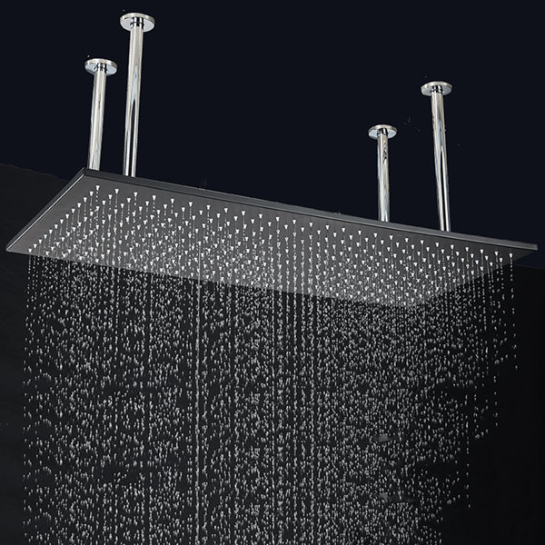 AlenArtWater Luxury High Pressure Rain Shower Head, 16"x32" Large